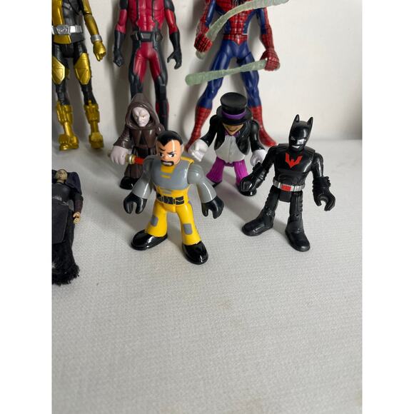 Mixed Action Figure Lot of 15- DC Comics, Marvel, Imaginext, Star Wars + - Picture 5 of 13